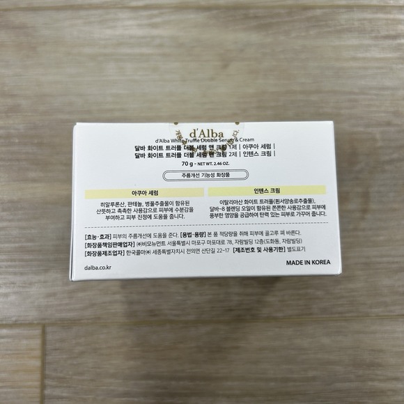 d'Alba Piedmont  White Truffle Double Serum & Cream  70g / 2.46oz EXP 04/2027 - Picture 4 of 7